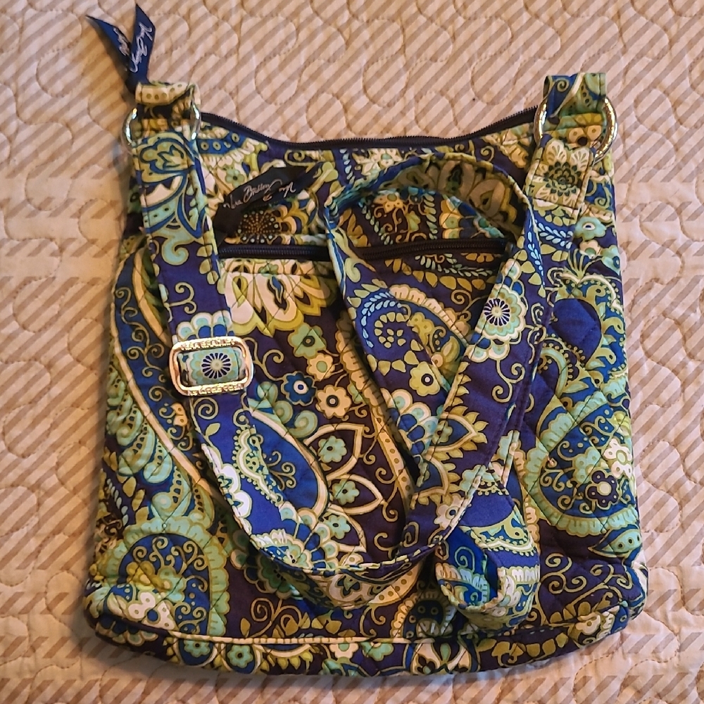 Vera Bradley Hipster In Rhythm And Blues- Crossbody Bag